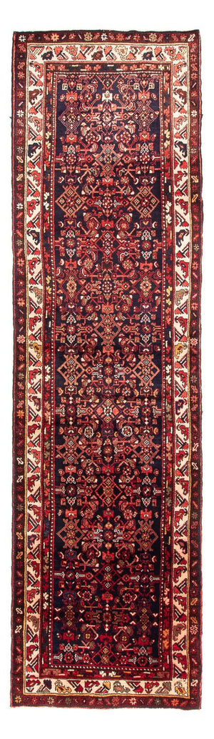Alfombra de pasillo Alfombra persa - Nómada - 412 x 105 cm - azul oscuro
