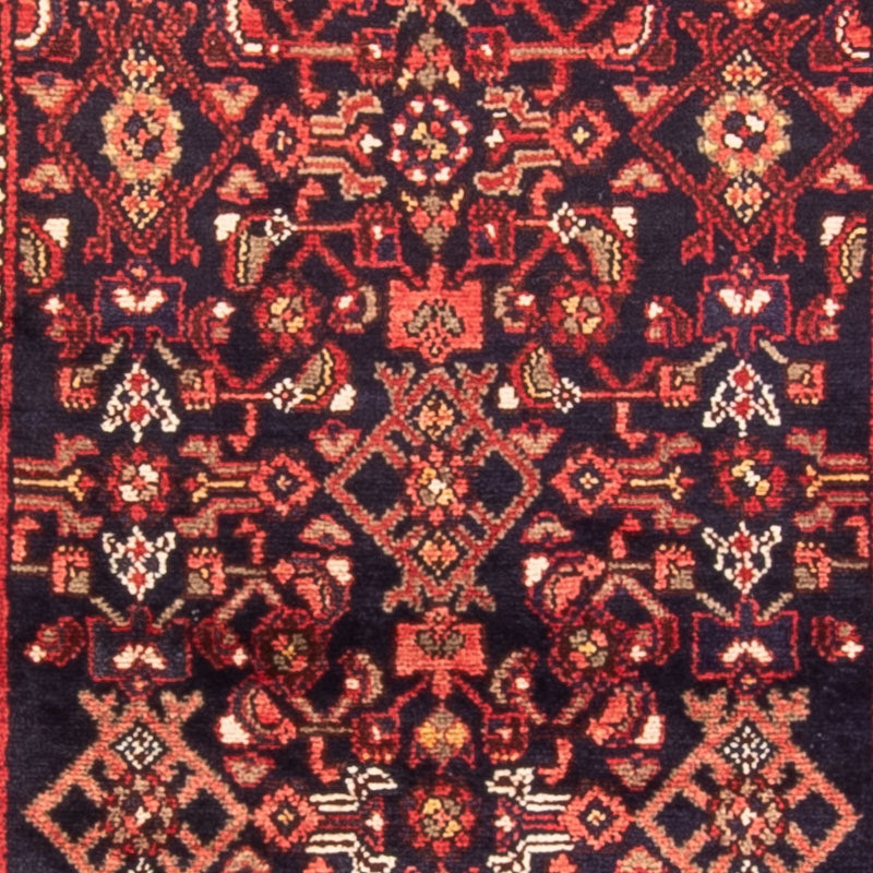 Alfombra de pasillo Alfombra persa - Nómada - 412 x 105 cm - azul oscuro