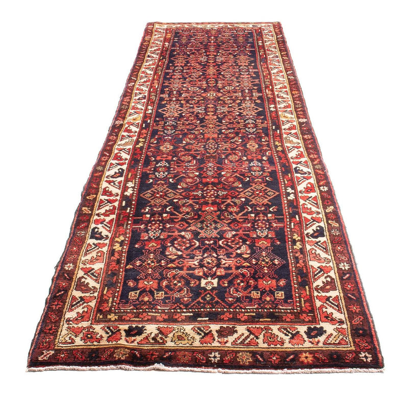Alfombra de pasillo Alfombra persa - Nómada - 412 x 105 cm - azul oscuro