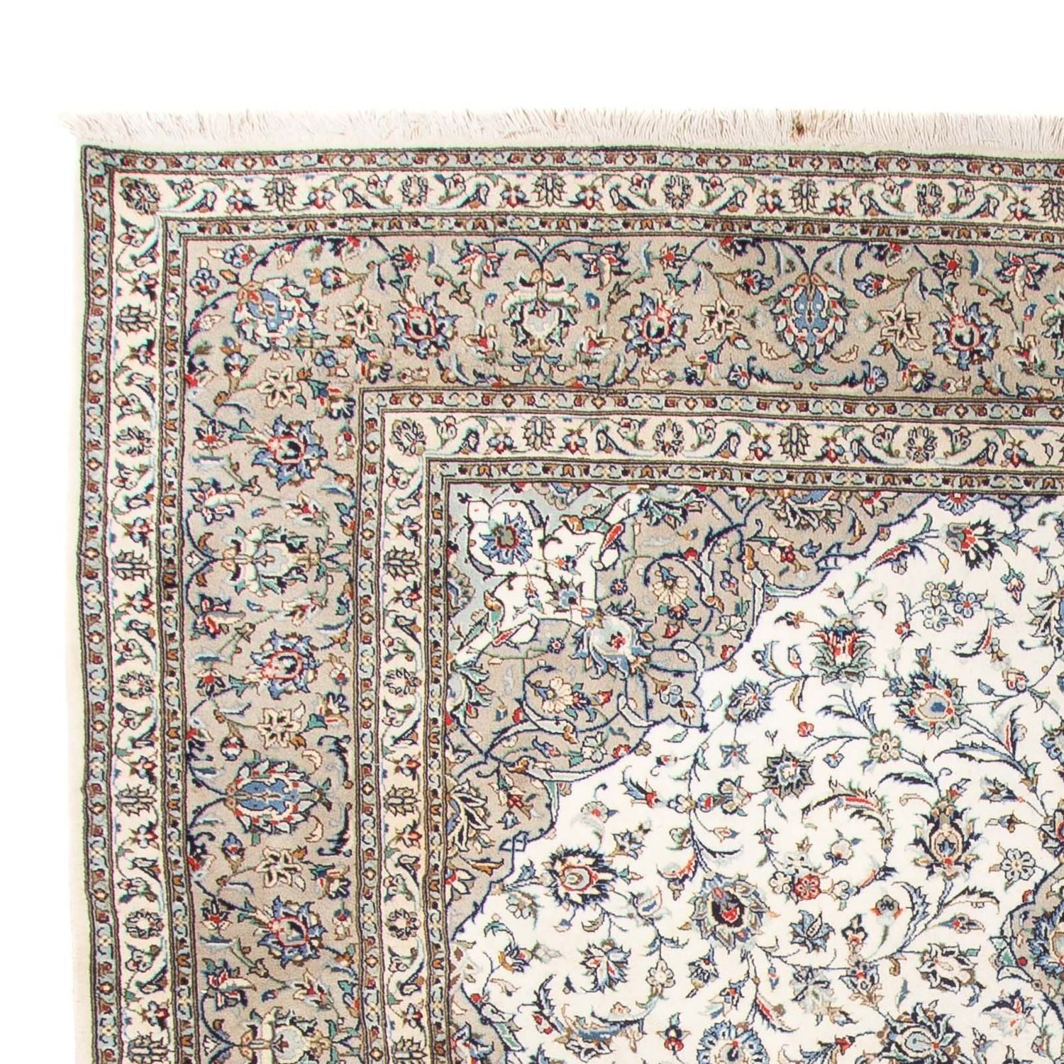 Alfombra persa - Keshan - 356 x 250 cm - beige