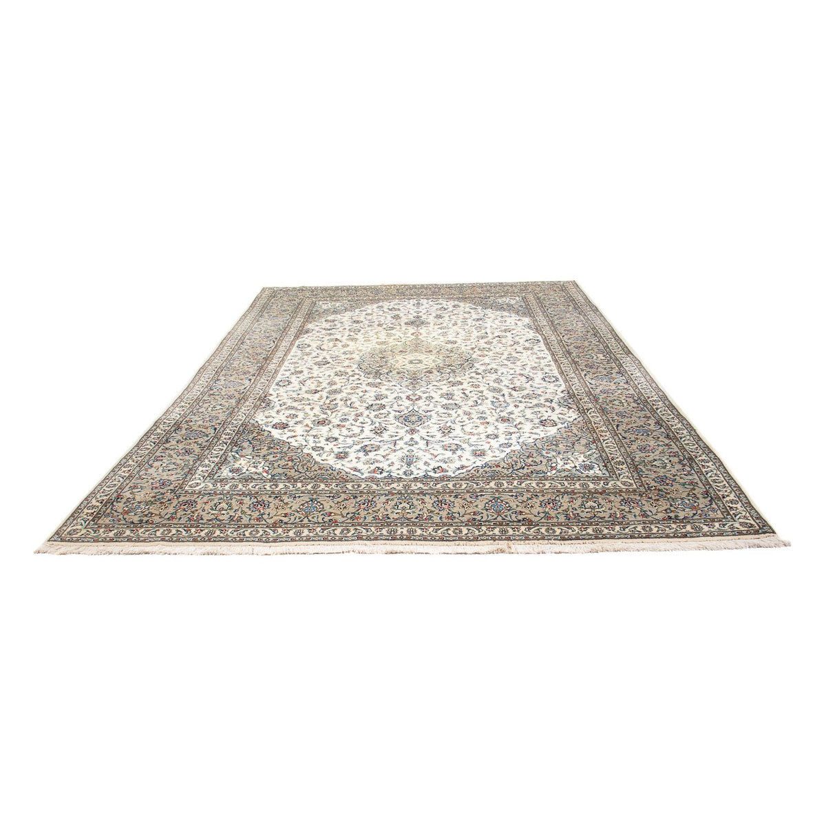 Alfombra persa - Keshan - 356 x 250 cm - beige