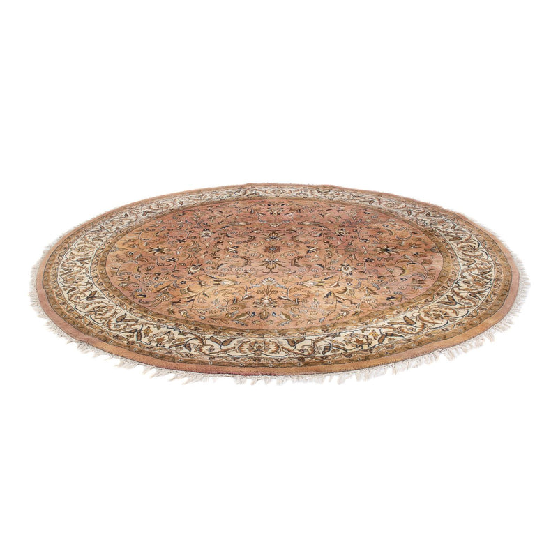 Alfombra oriental - Indus redondo  - 245 x 245 cm - salmón