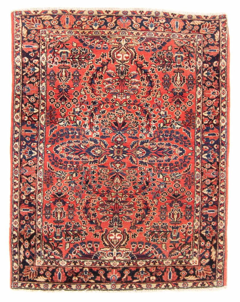 Alfombra persa - Clásica - 140 x 107 cm - naranja
