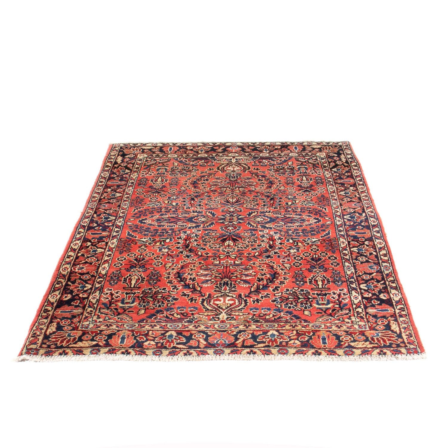 Alfombra persa - Clásica - 140 x 107 cm - naranja