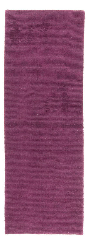 Alfombra de pasillo Alfombra Gabbeh - Softy - 245 x 85 cm - púrpura
