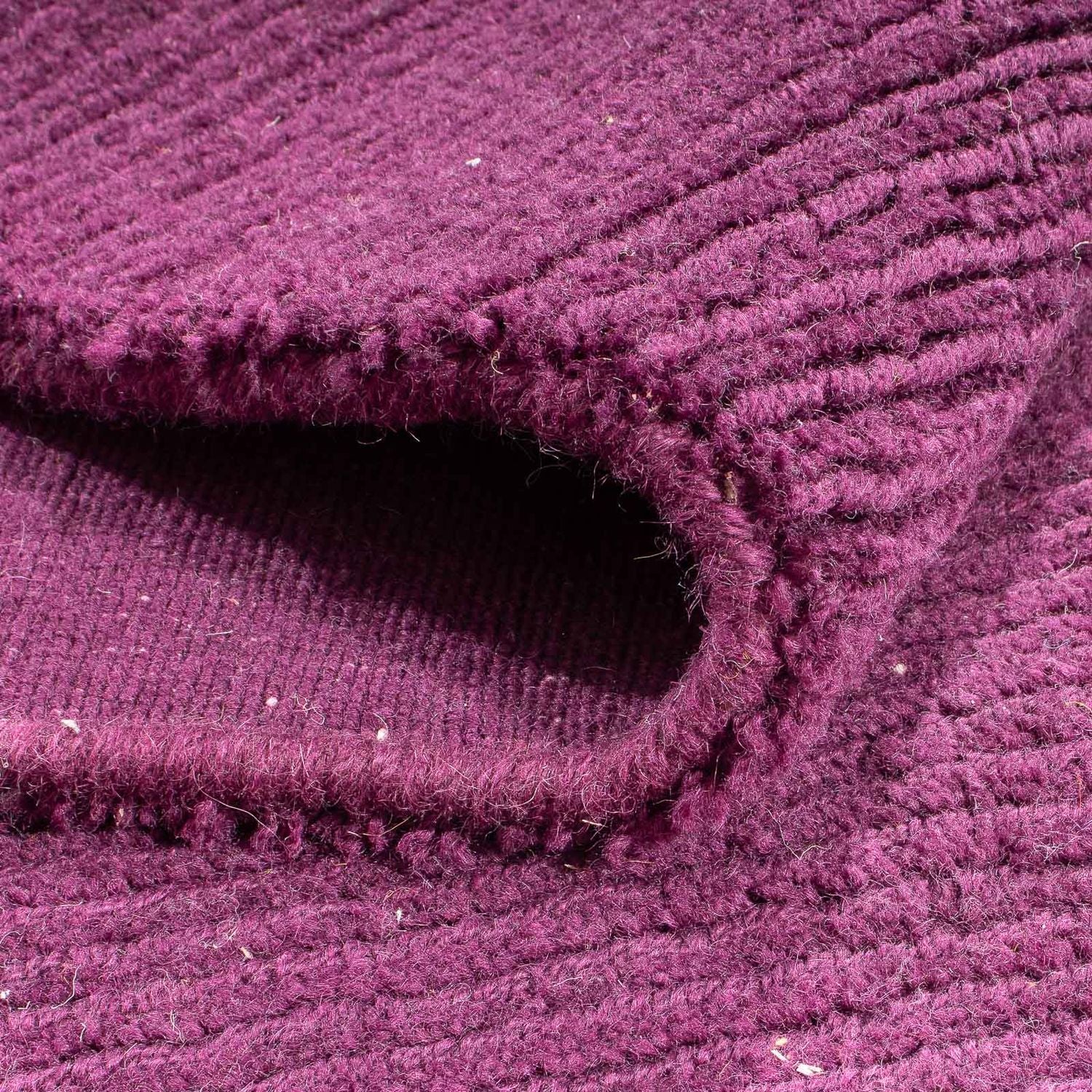 Alfombra de pasillo Alfombra Gabbeh - Softy - 245 x 85 cm - púrpura
