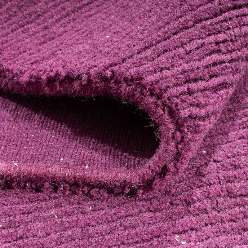 Alfombra de pasillo Alfombra Gabbeh - Softy - 245 x 85 cm - púrpura