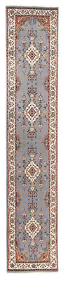 Alfombra de pasillo Alfombra oriental - Indus - 400 x 80 cm - azul claro