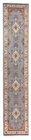 Alfombra de pasillo Alfombra oriental - Indus - 400 x 80 cm - azul claro
