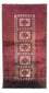 Alfombra de pasillo Alfombra Belutsch - 202 x 101 cm - multicolor