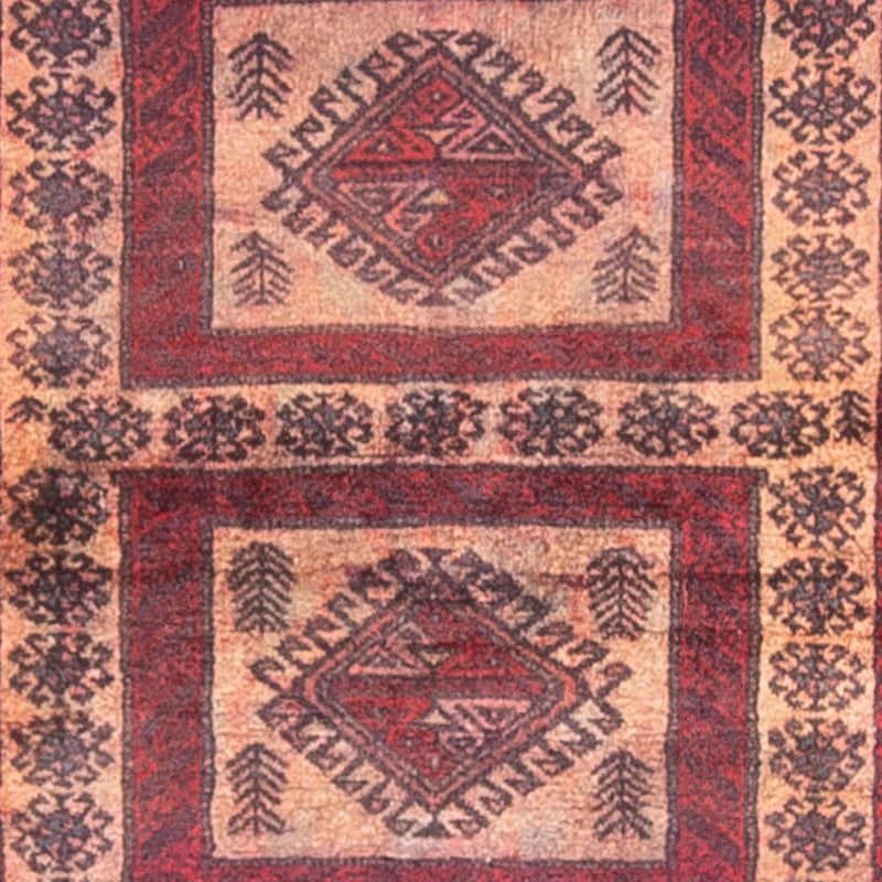 Alfombra de pasillo Alfombra Belutsch - 202 x 101 cm - multicolor