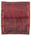 Alfombra persa - Nómada - 150 x 140 cm - rojo