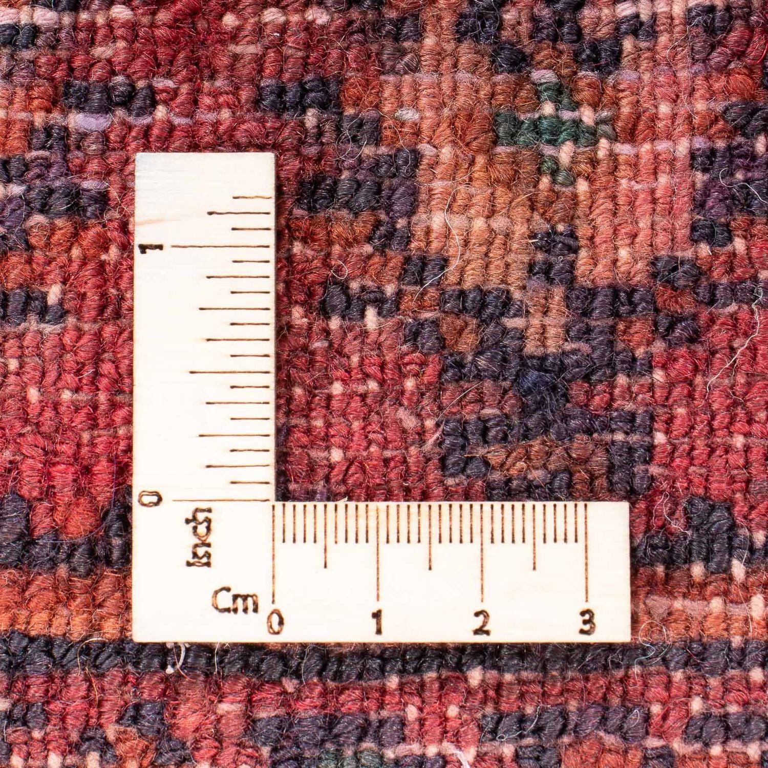 Alfombra persa - Nómada - 150 x 140 cm - rojo