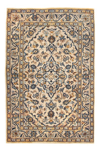 Alfombra persa - Keshan - 150 x 100 cm - beige