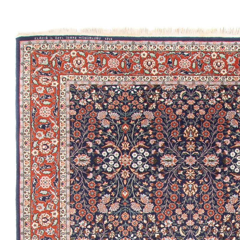 Alfombra oriental - Hereke - 363 x 237 cm - azul oscuro