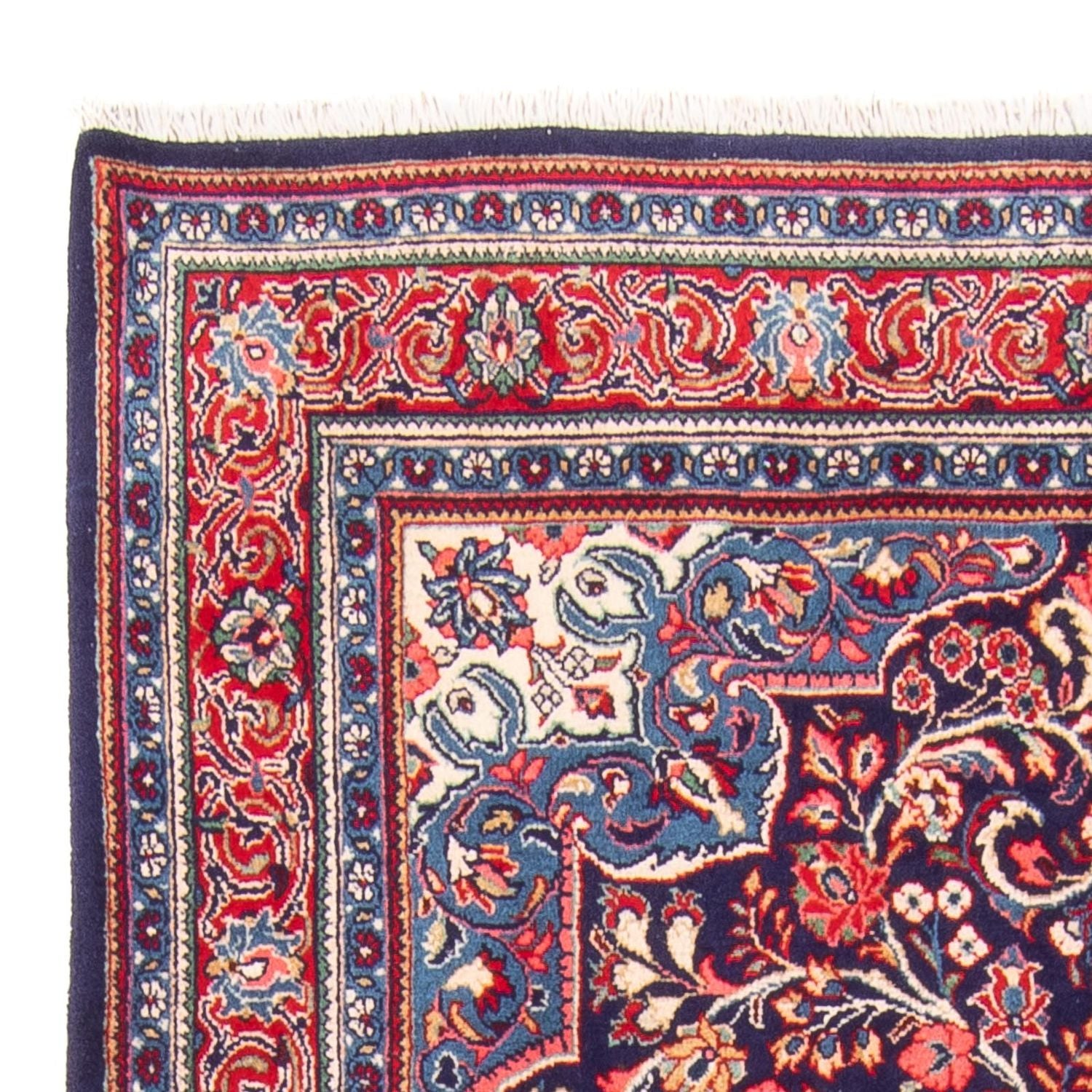 Alfombra persa - Clásica - 211 x 137 cm - azul oscuro