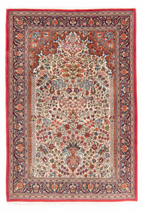 Alfombra persa - Ghom - 200 x 137 cm - beige