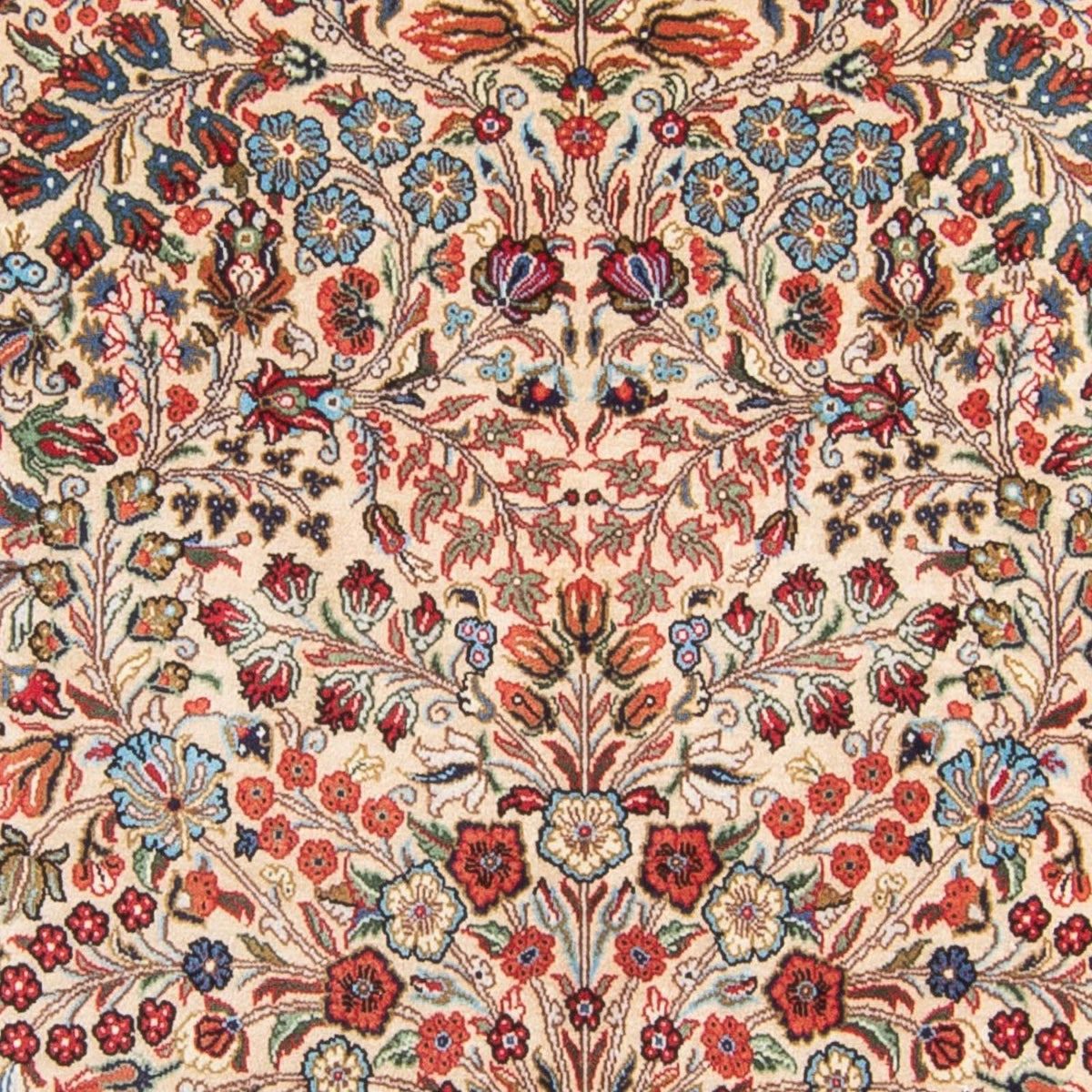 Alfombra persa - Ghom - 200 x 137 cm - beige