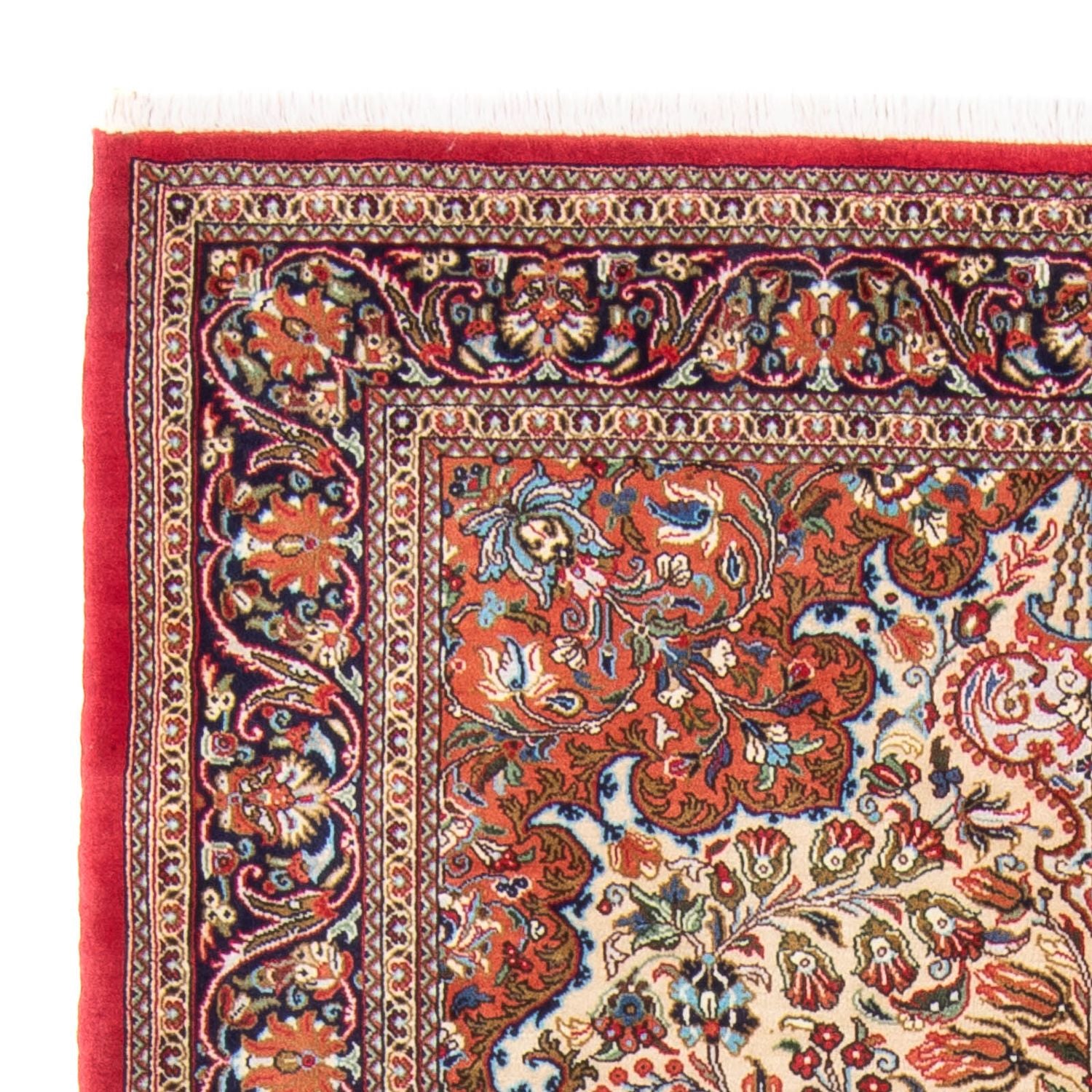 Alfombra persa - Ghom - 200 x 137 cm - beige
