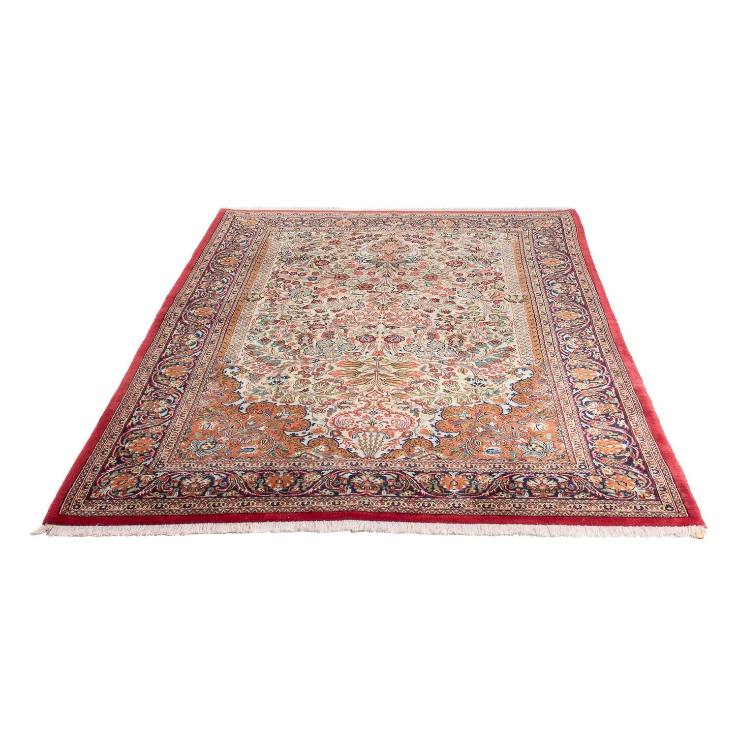 Alfombra persa - Ghom - 200 x 137 cm - beige