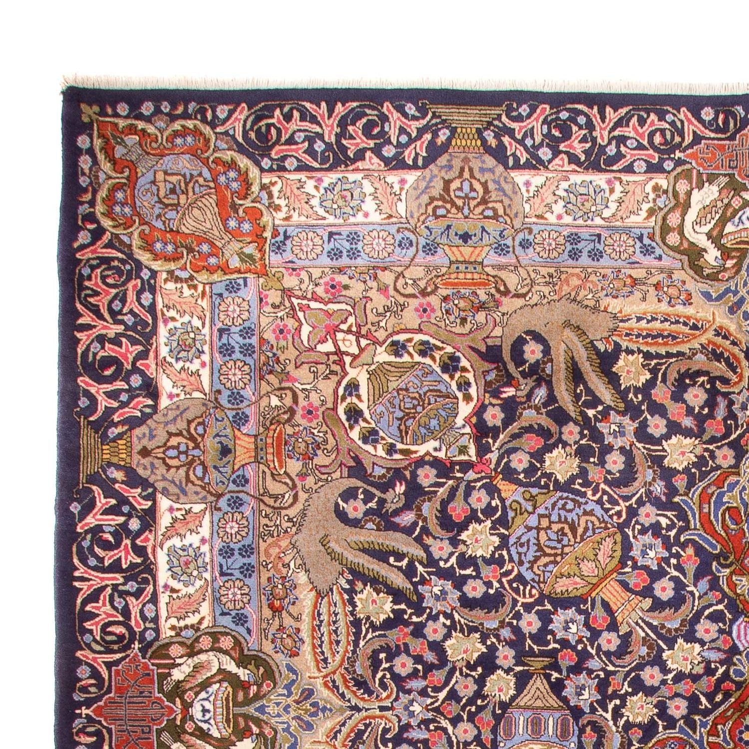 Alfombra persa - Clásica - 388 x 298 cm - azul oscuro