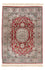 Alfombra de seda - Seda china - 93 x 62 cm - rojo