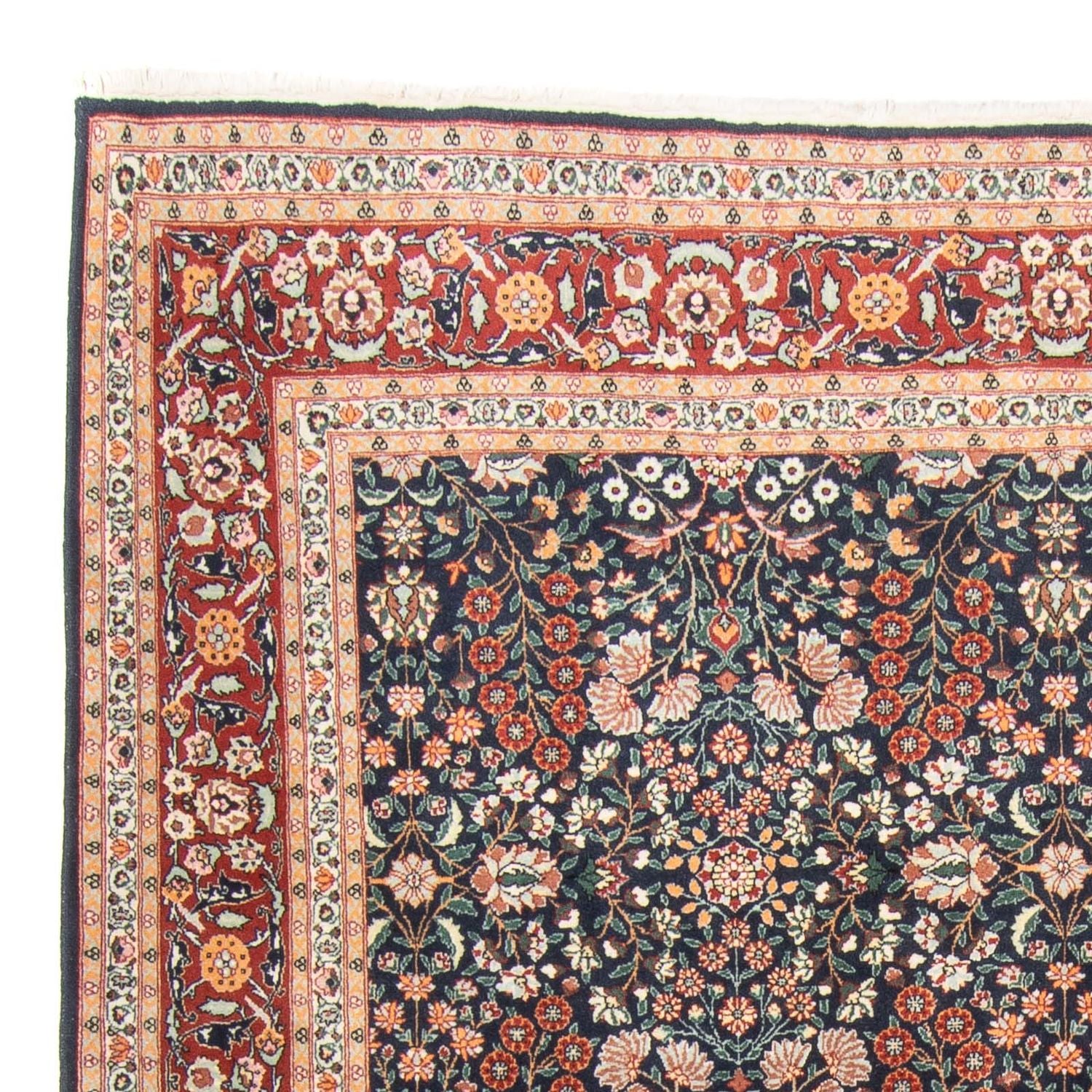 Alfombra oriental - Hereke - 285 x 202 cm - marrón oscuro
