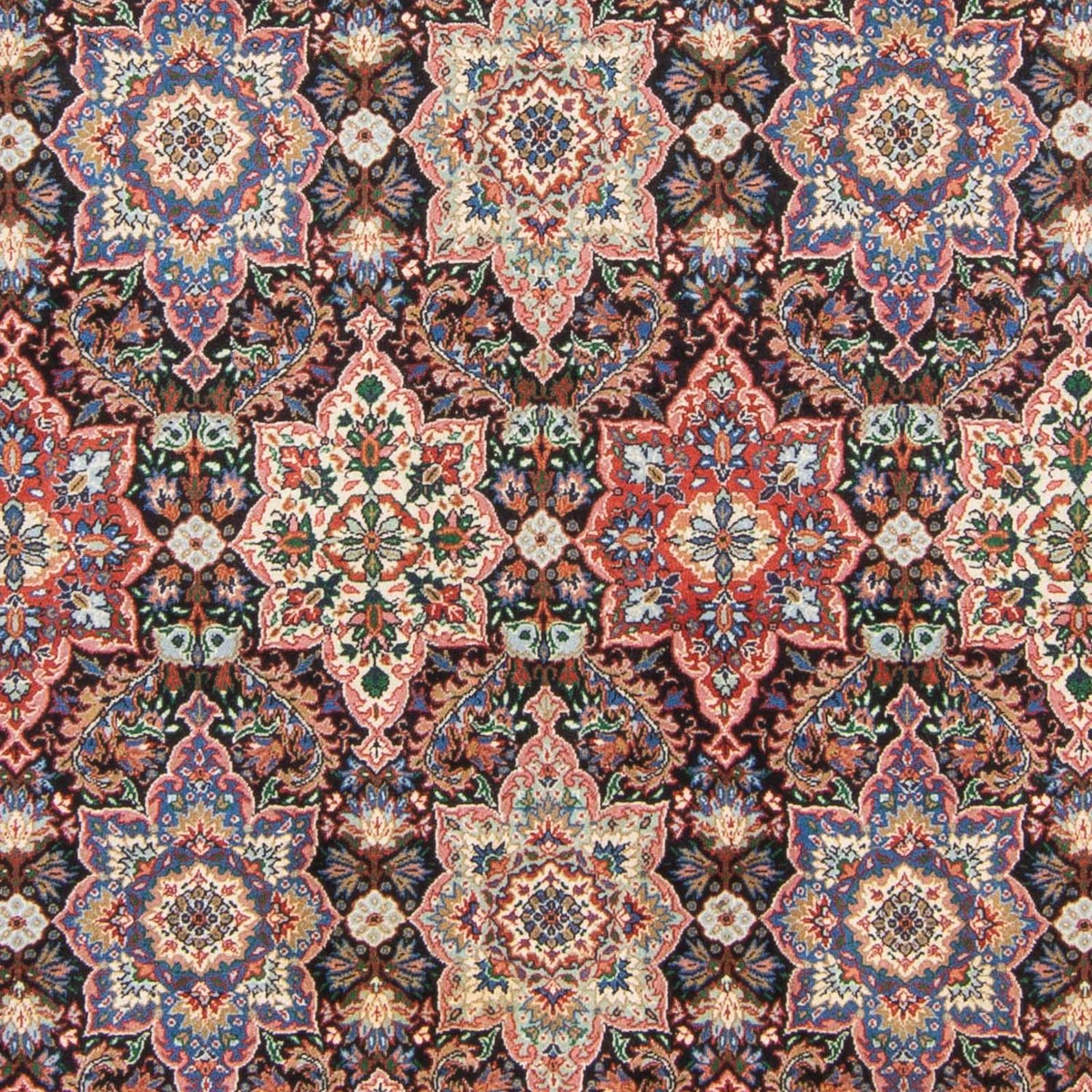 Alfombra oriental - Hereke - 252 x 176 cm - azul oscuro