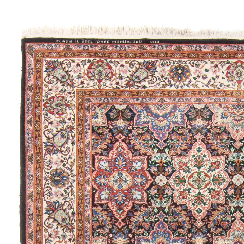 Alfombra oriental - Hereke - 252 x 176 cm - azul oscuro
