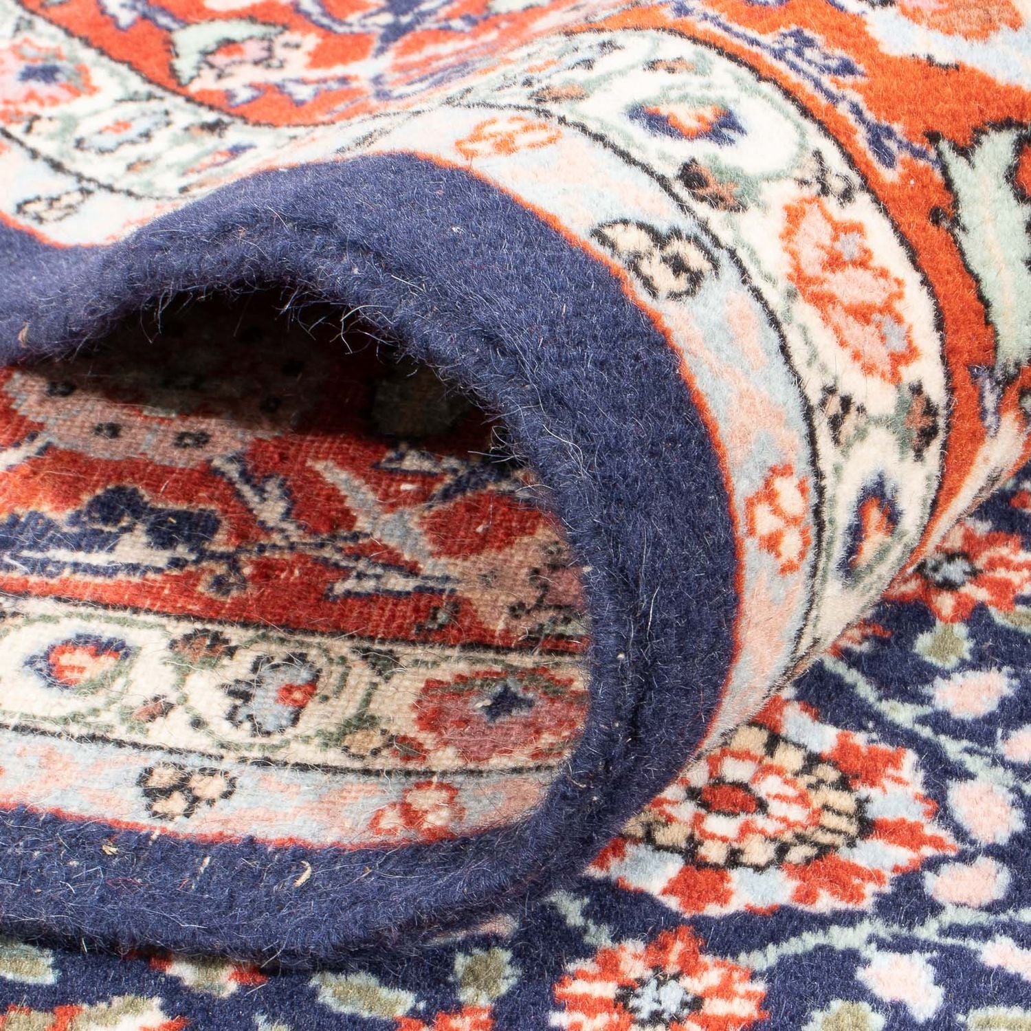 Alfombra oriental - Hereke - 230 x 176 cm - azul oscuro