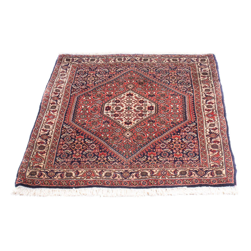 Alfombra persa - Bidjar - 105 x 75 cm - rojo