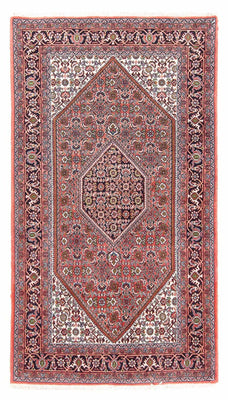 Alfombra persa - Bidjar - 150 x 85 cm - rojo