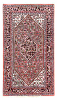 Alfombra persa - Bidjar - 150 x 85 cm - rojo