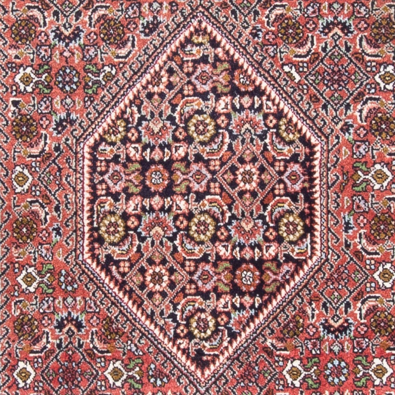Alfombra persa - Bidjar - 150 x 85 cm - rojo