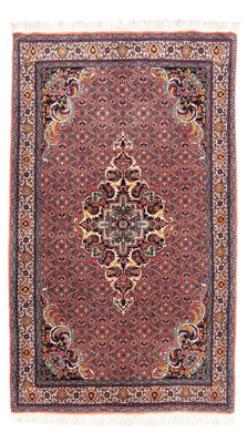 Alfombra persa - Bidjar - 182 x 112 cm - rojo