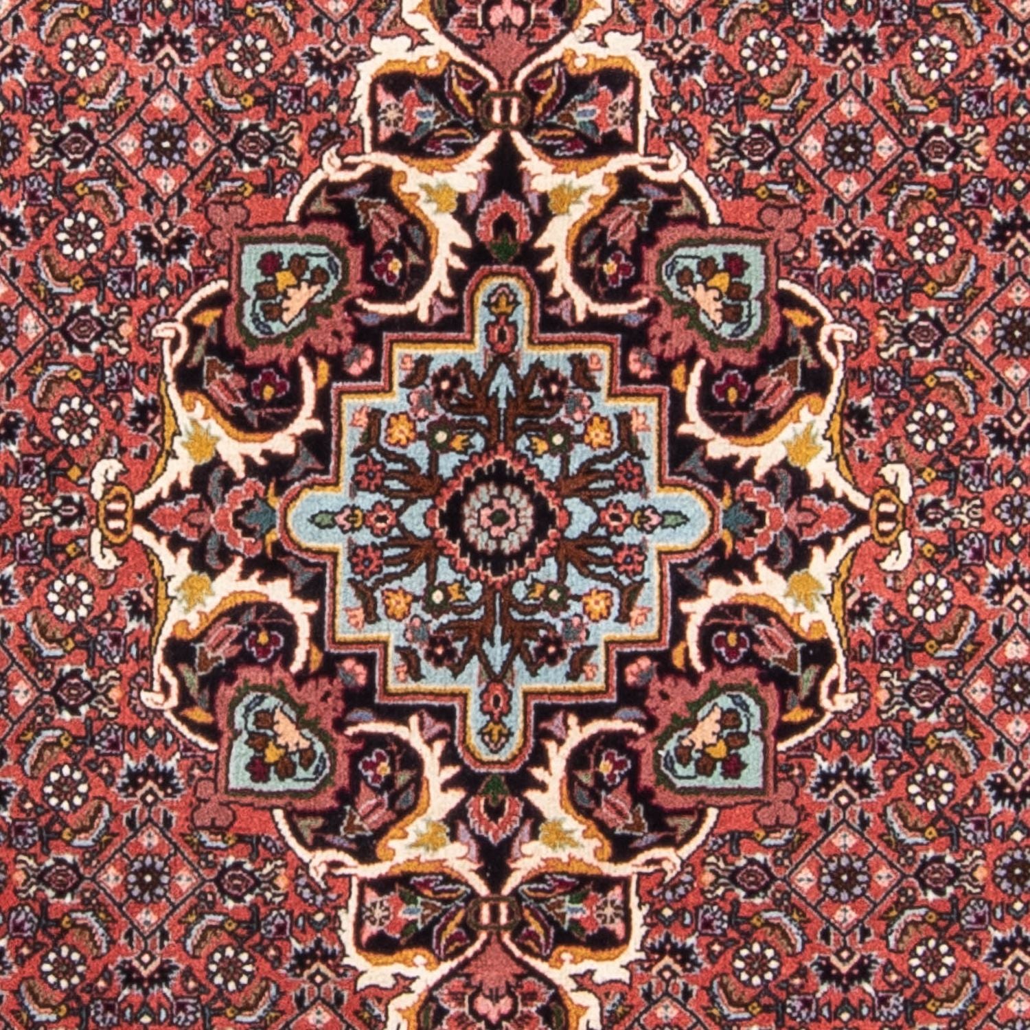 Alfombra persa - Bidjar - 182 x 112 cm - rojo