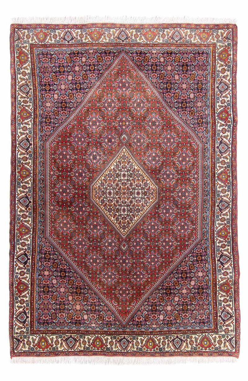 Alfombra persa - Bidjar - 210 x 140 cm - óxido
