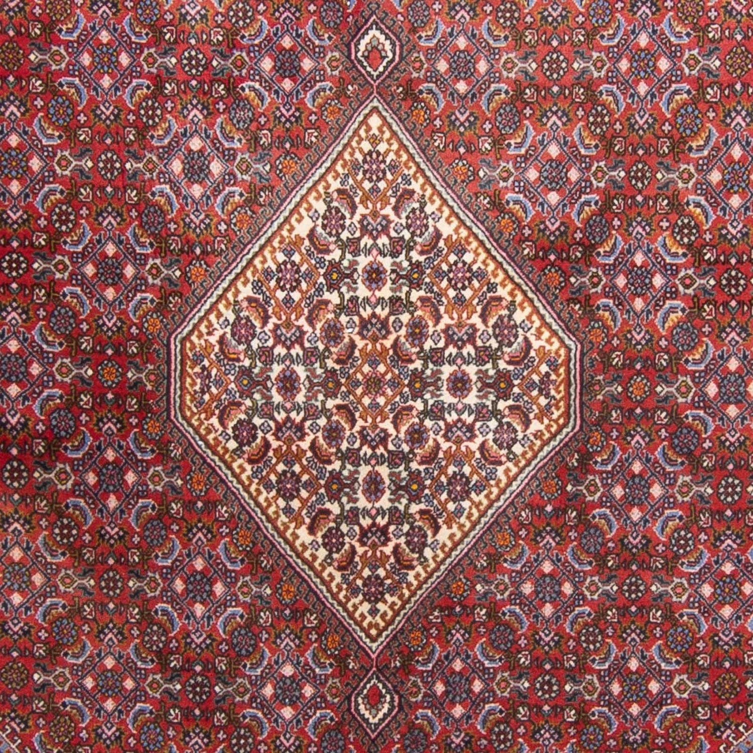 Alfombra persa - Bidjar - 210 x 140 cm - óxido