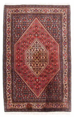 Alfombra persa - Bidjar - 170 x 114 cm - rojo