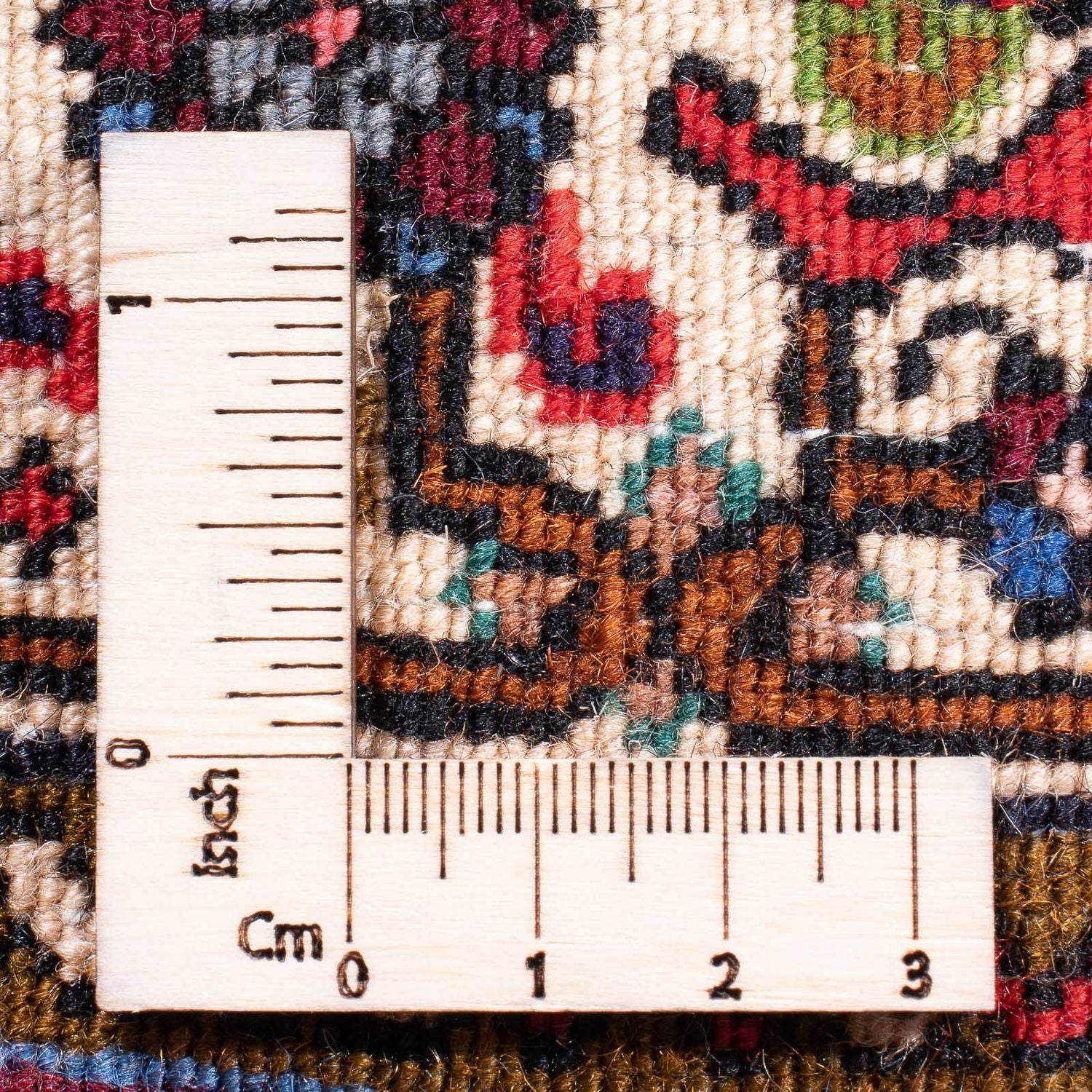 Alfombra persa - Bidjar - 170 x 114 cm - rojo