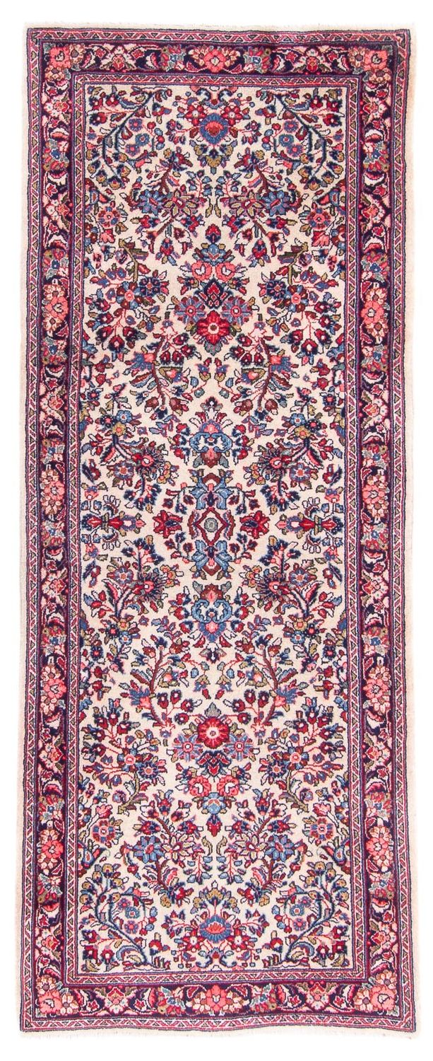 Alfombra de pasillo Alfombra persa - Clásica - 210 x 87 cm - beige