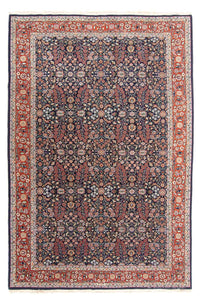 Alfombra oriental - Hereke - 290 x 187 cm - azul oscuro