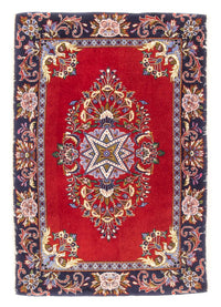 Alfombra persa - Tabriz - 98 x 65 cm - rojo