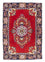 Alfombra persa - Tabriz - 98 x 65 cm - rojo