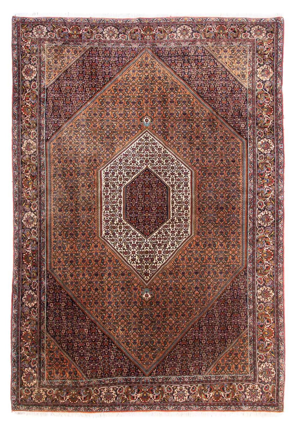 Alfombra persa - Bidjar - 305 x 210 cm - marrón