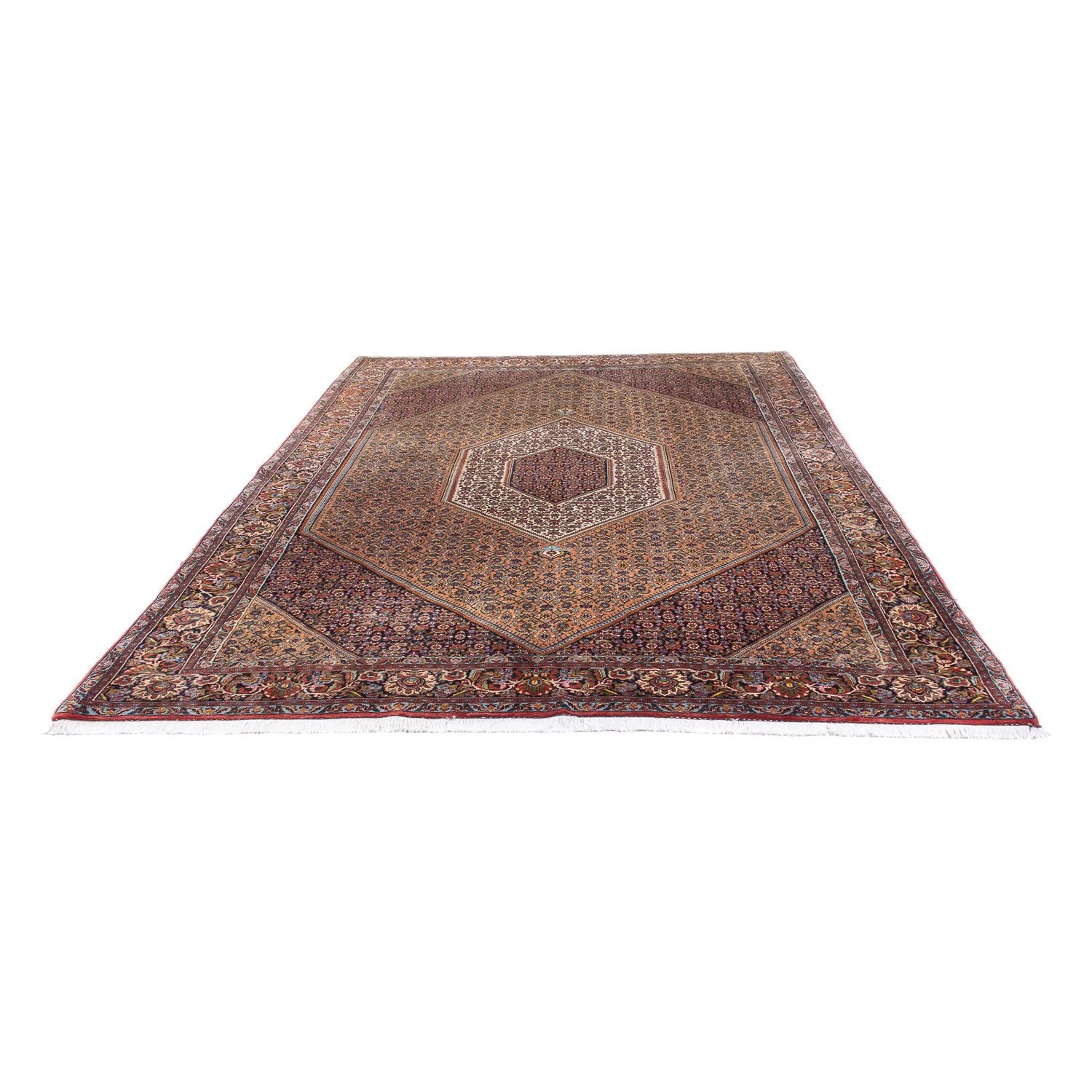 Alfombra persa - Bidjar - 305 x 210 cm - marrón