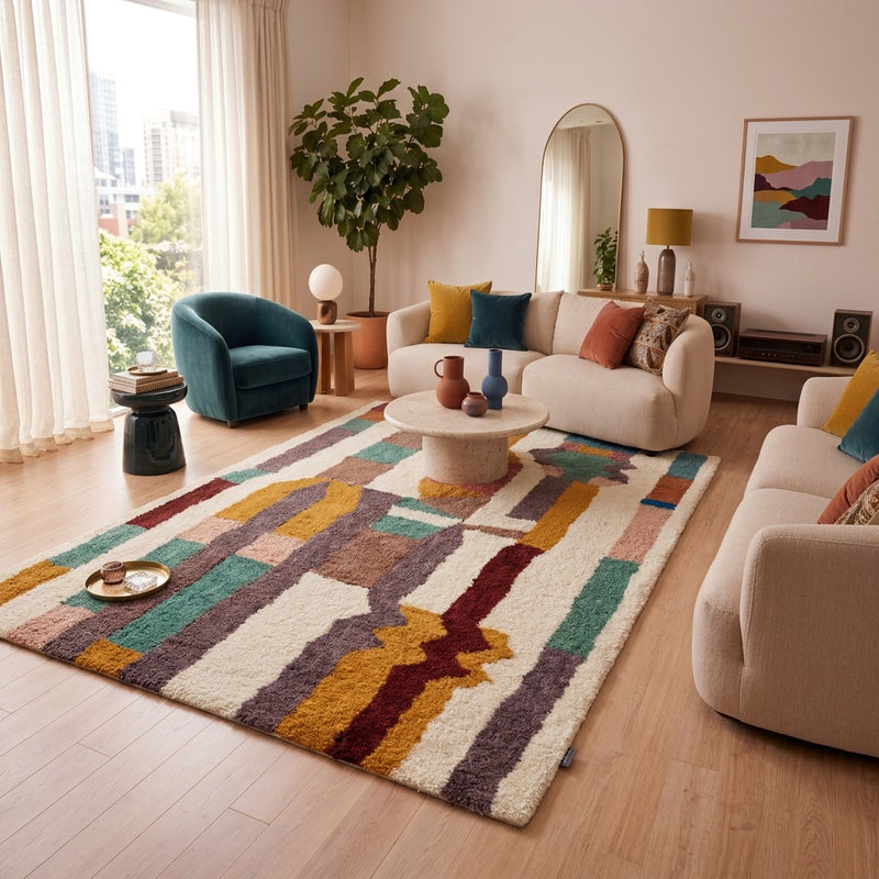 Alfombra de lana Oasis Ornament - Alfombra de lana