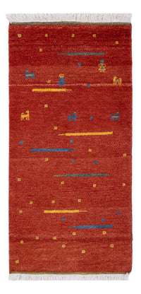 Gabbeh Teppich - Indus - 140 x 70 cm - rost