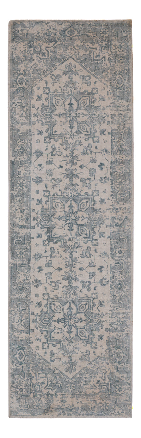 Läufer Viskose - 240 x 80 cm - türkis