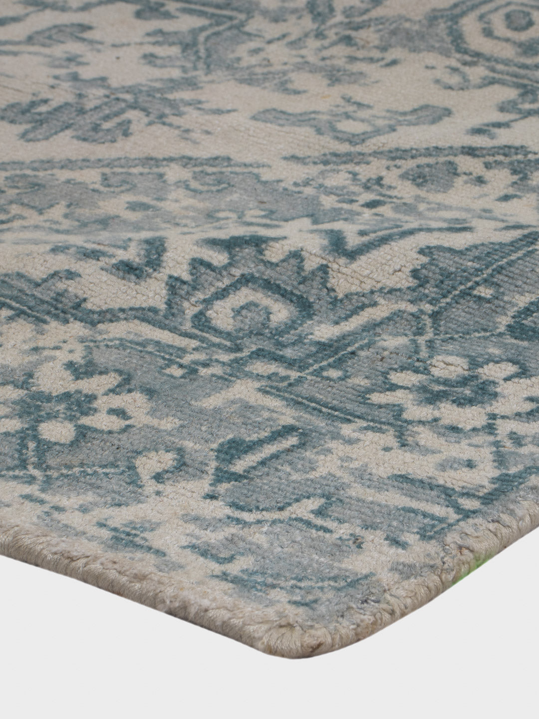 Läufer Viskose - 240 x 80 cm - türkis